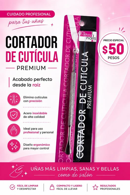 CORTADOR DE CUTICULA PREMIUM FANTASY NAILS