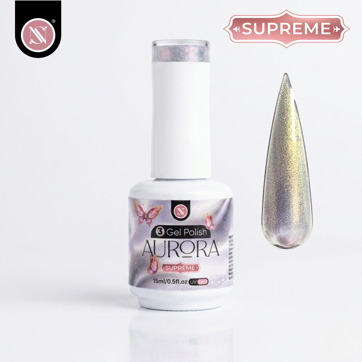 Gel Polish Aurora Edición Supreme 15ml Tono 03