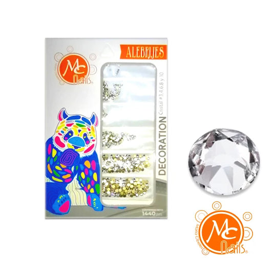CRISTAL DAZZLING 001C CRISTAL #3,4,6,8 Y 10 CON 1440PZS