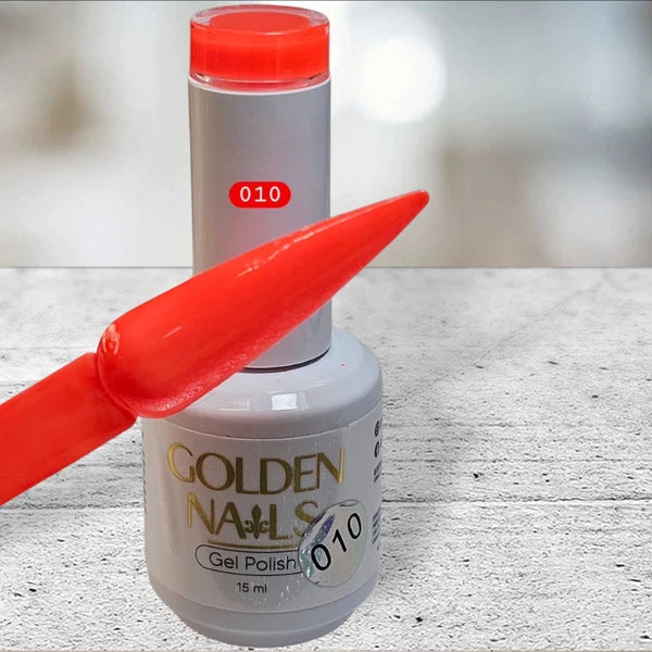 GEL POLISH GOLDEN NAILS