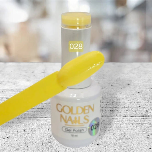 GEL POLISH GOLDEN NAILS 🌻 028 Amarillo Canario