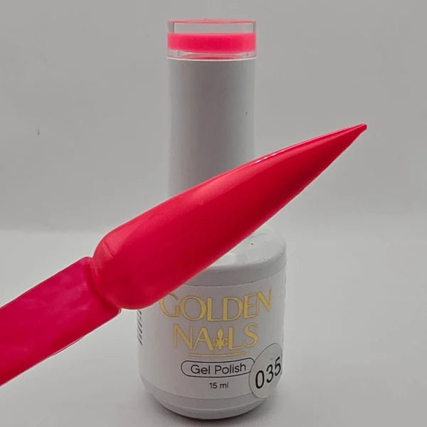 GEL POLISH GOLDEN NAILS