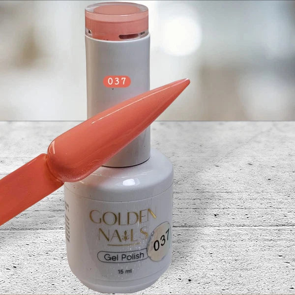 GEL POLISH GOLDEN NAILS