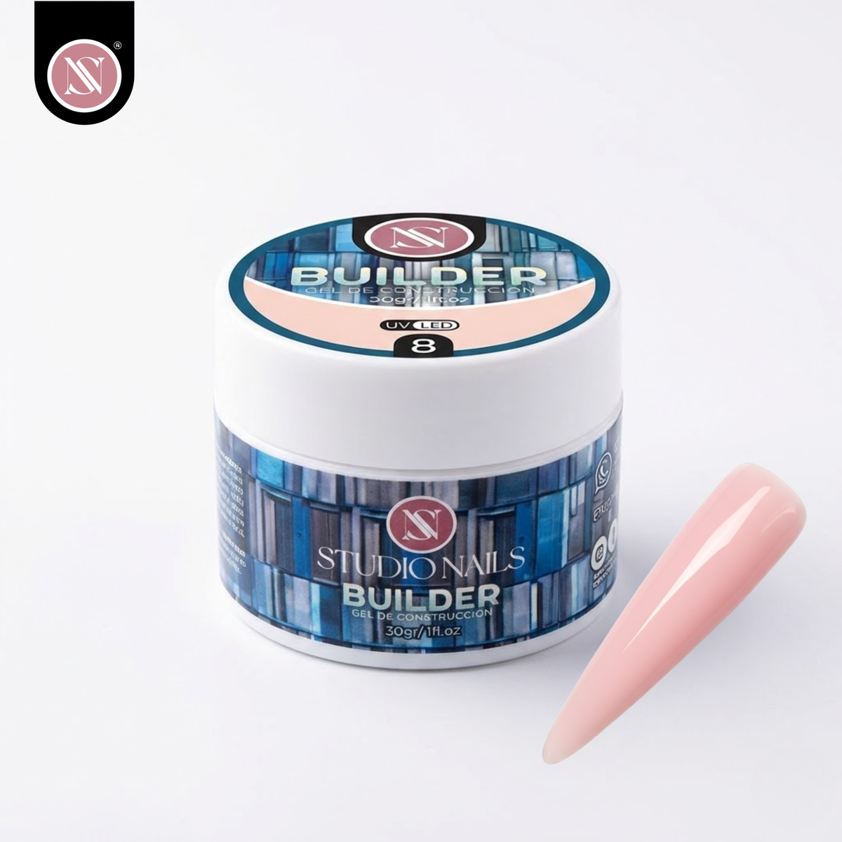 Builder Gel de Construcción Studio Nails 30 g | 8 Tonalidades