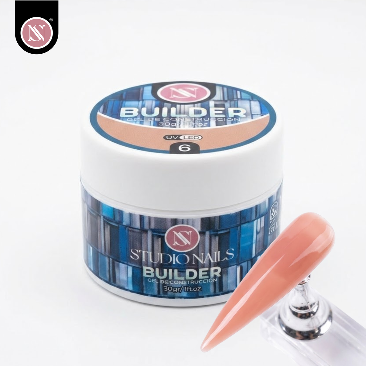 Builder Gel de Construcción Studio Nails 30 g | 8 Tonalidades