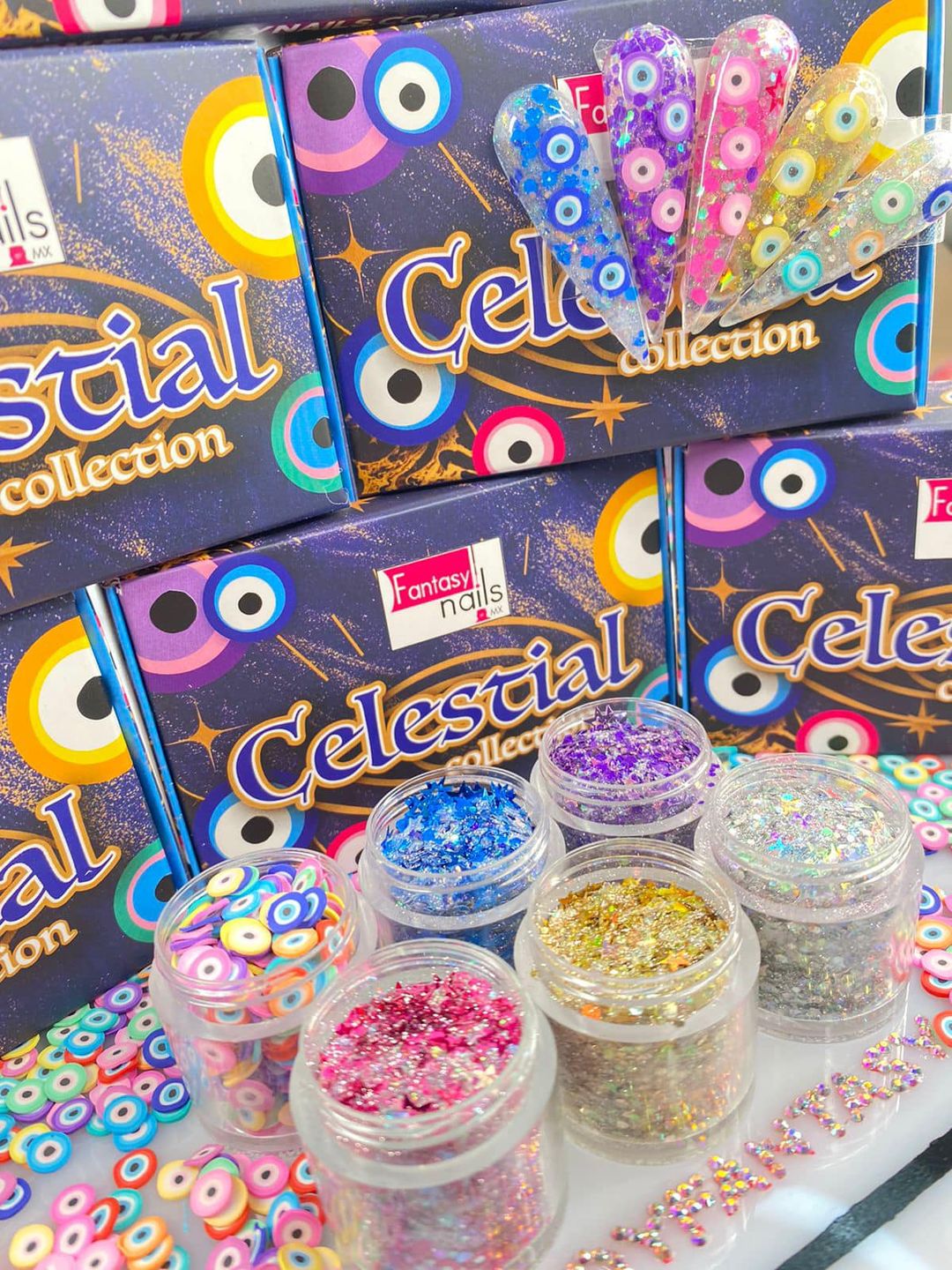 COLECCION ACRILICO 6PZS FANTASY NAILS