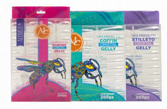 TIPS PRESS ON GELLY 288 PZS