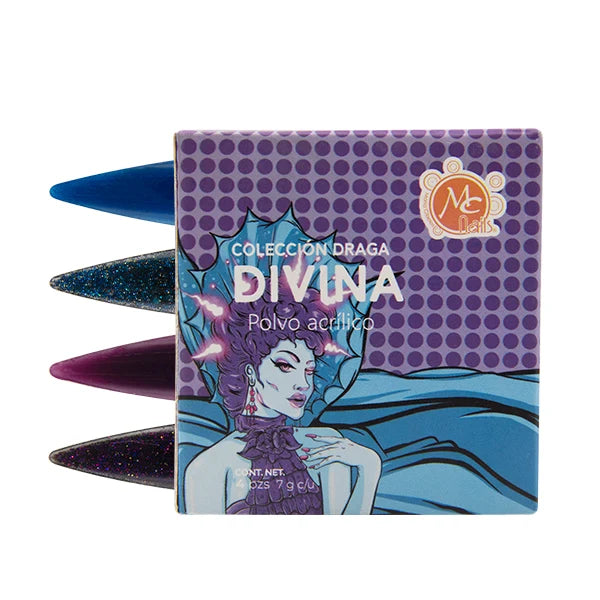 COLECCION DE ACRILICOS DIVINA 4PZS