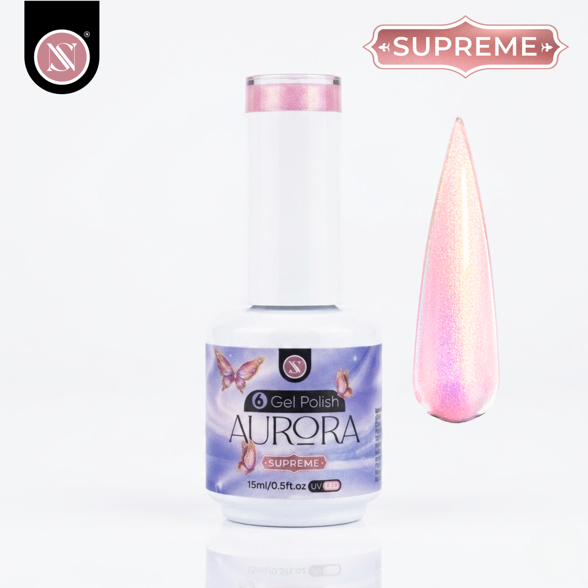 Gel Polish Aurora Edición Supreme 15ml Tono 06
