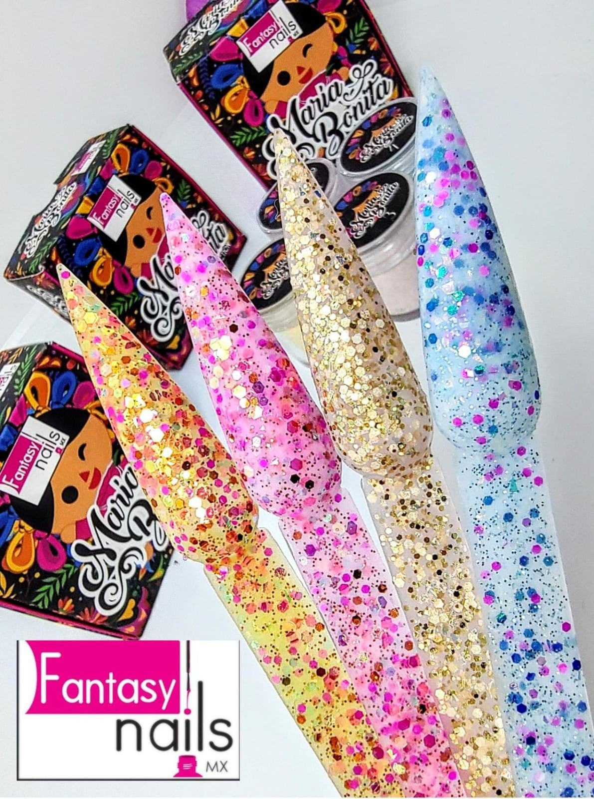 COLECCION ACRILICO 4 PZ FANTASY NAILS