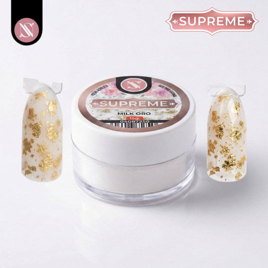Polvo Acrilico Supreme 15gr – Milk Oro