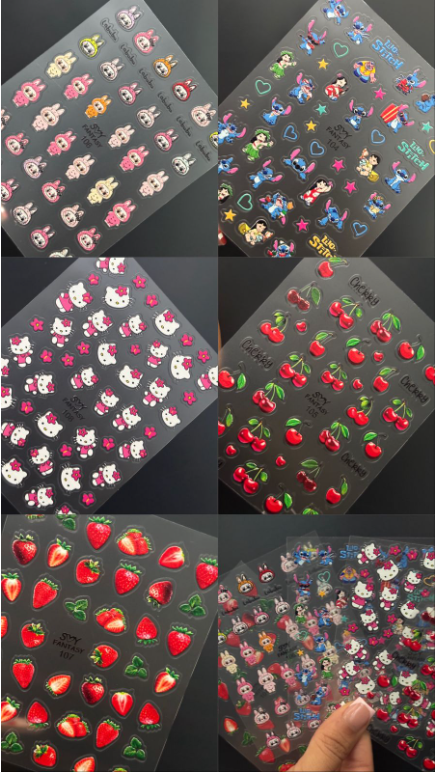 STICKERS (SURTIDO) FANTASY NAILS