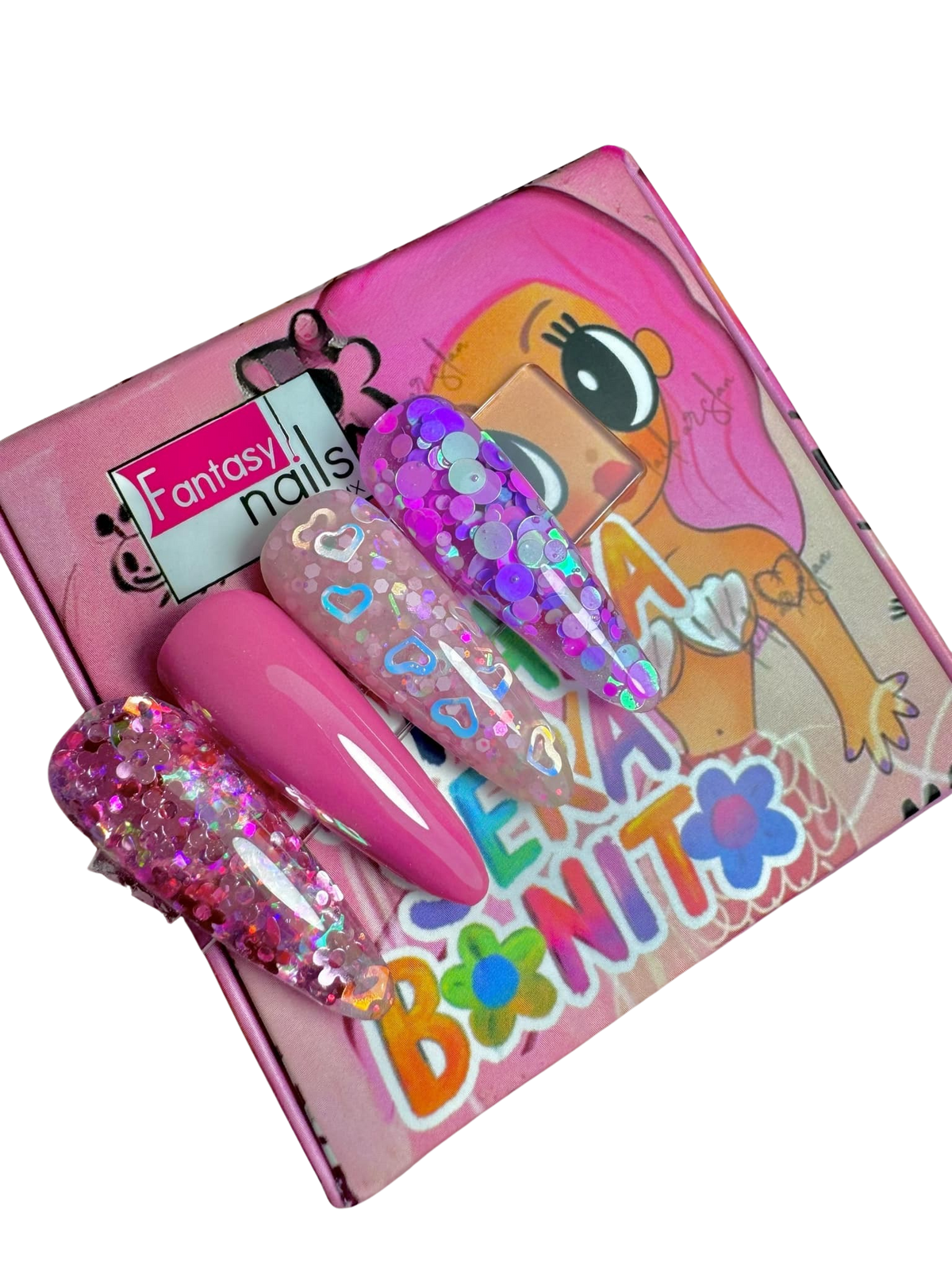COLECCION ACRILICO 4 PZ FANTASY NAILS