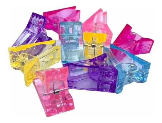 Pinza para Polygel Colores Surtido (10PZS)