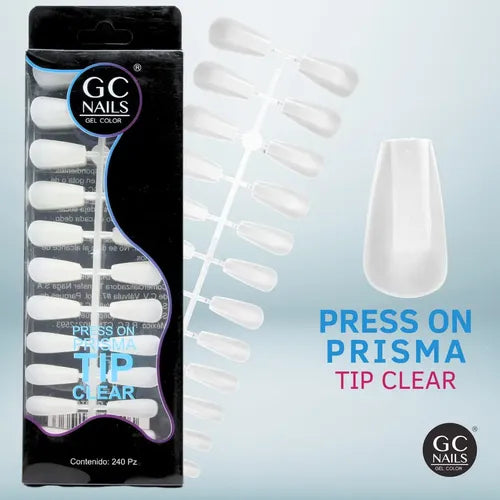 NAILS PRESS ON PRISMA TIPS CRYSTAL