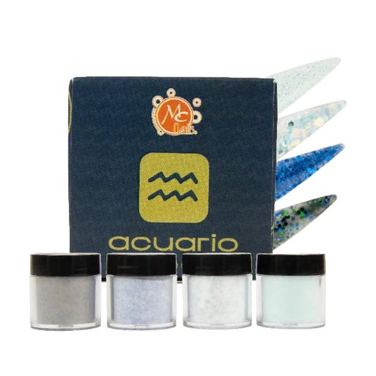 COLECCION DE ACRILICOS ZC ACUARIO REBELDE 4PZS 7gramos