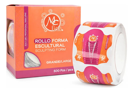 ROLLO DE FORMA ESTRUCTURAL GRANDE 500 PZ ROSA