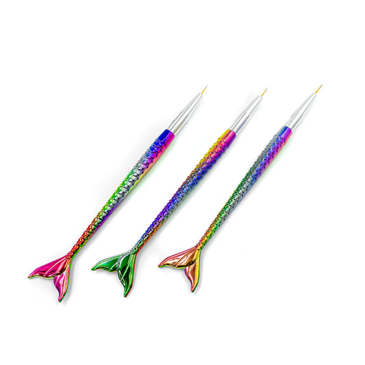 Pincel liner cola de sirena