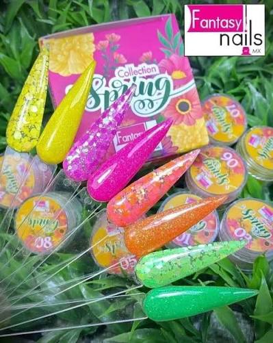 COLECCION ACRILICO SPRING (8PZS) FANTASY NAILS