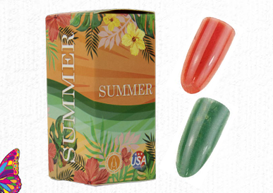 COLECCION DE ACRILICOS SUMMER 2PZS