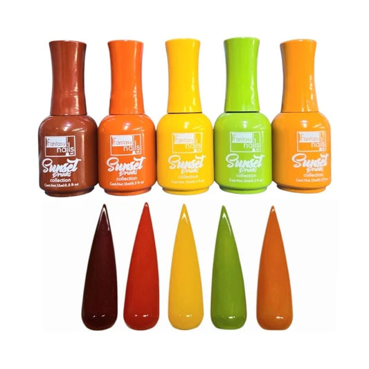 COLECCION GEL SUNSET DRINKS FANTASY NAILS