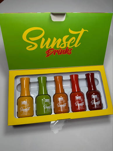 COLECCION GEL SUNSET DRINKS FANTASY NAILS