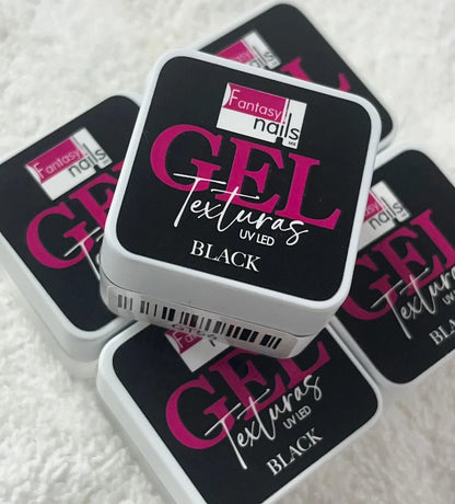 Gel Textura Black de Fantasy Nails