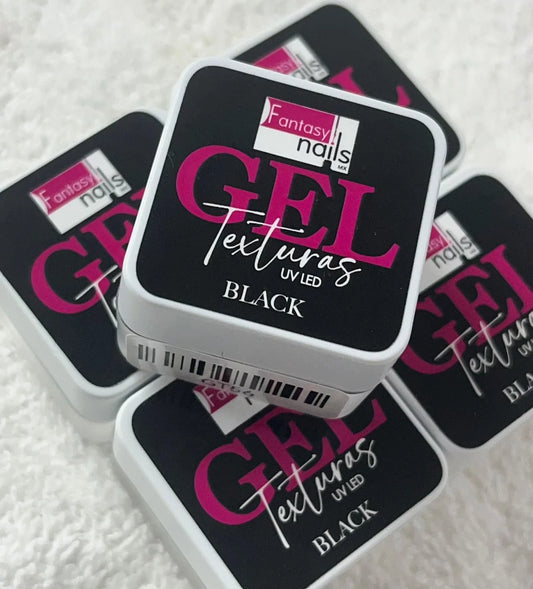 Gel Textura Black de Fantasy Nails