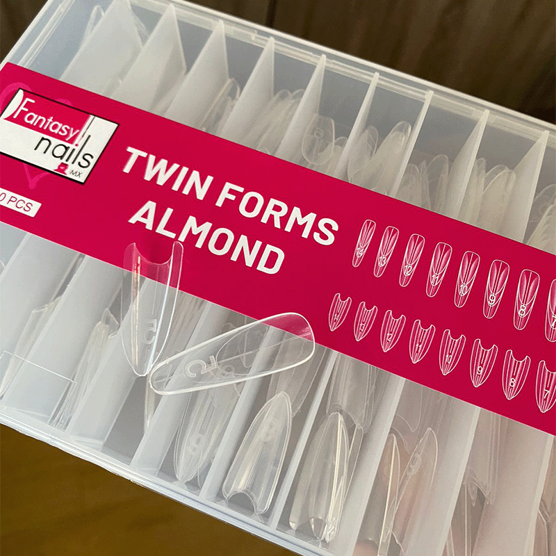 TIP TWIN FORMS ALMOND FANTASY NAILS