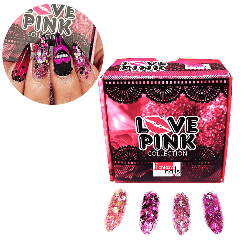 COLECCION ACRILICO 4 PZ FANTASY NAILS