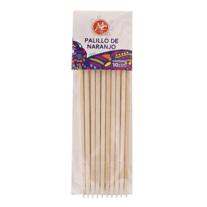 PALILLO NARANJO 10 PZ