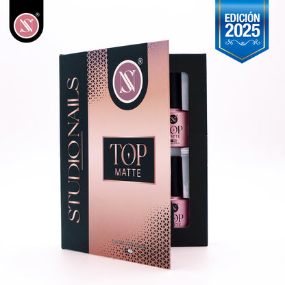 Top Matte – Colección 6 Piezas (10 ml c/u) | Studio Nails